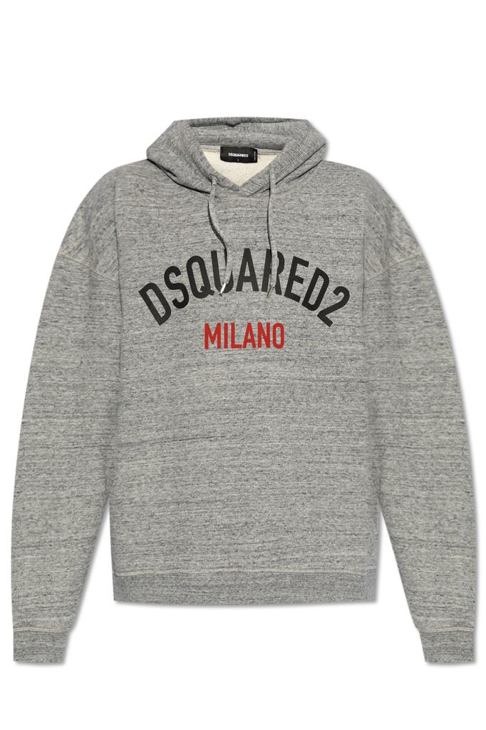 【送料&関税込】Dsquared2 Logo-printed Drawstring Hoodie DSQUARED2 Dsquared2 Logo Printed Drawstring Hoodie - Hoodies