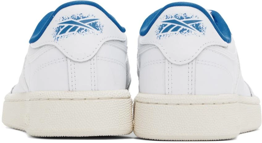Reebok White & Blue Club C 85 Sneakers 2