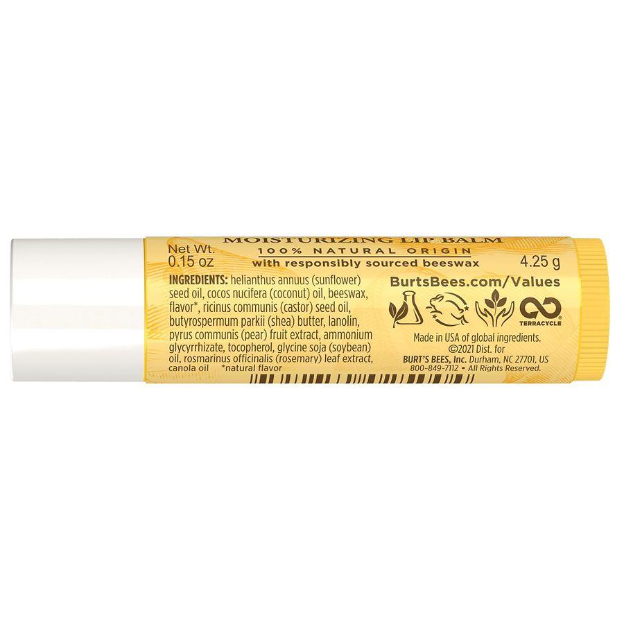 Burt's Bees Lip Balm, Natural Origin Lip Care Coconut and Pear