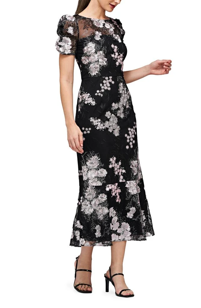 JS Collections Hope Floral Embroidered Cocktail Dress 3
