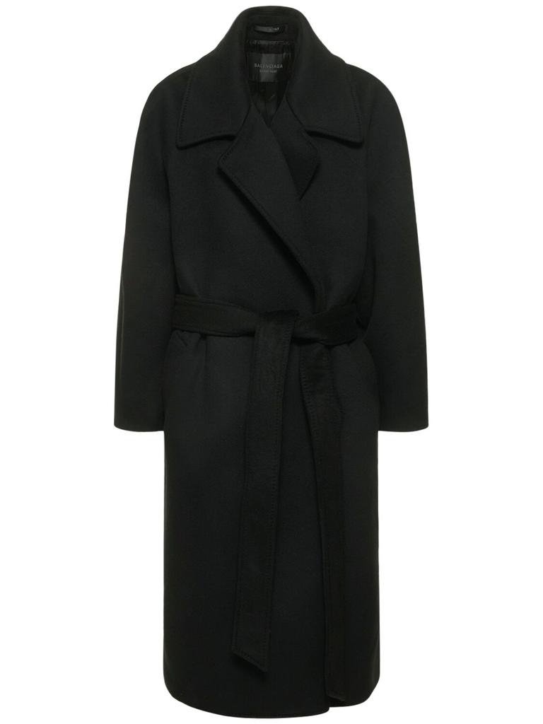 Balenciaga Raglan Cashmere & Wool Coat - Coats - Compare