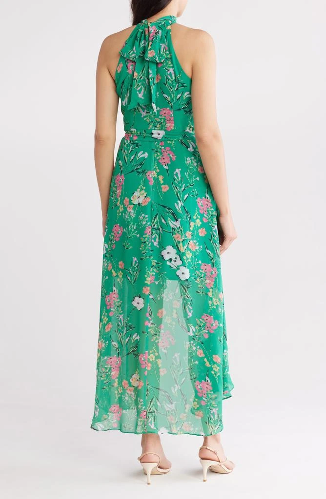 Eliza J Floral Sleeveless High-Low Maxi Dress 2