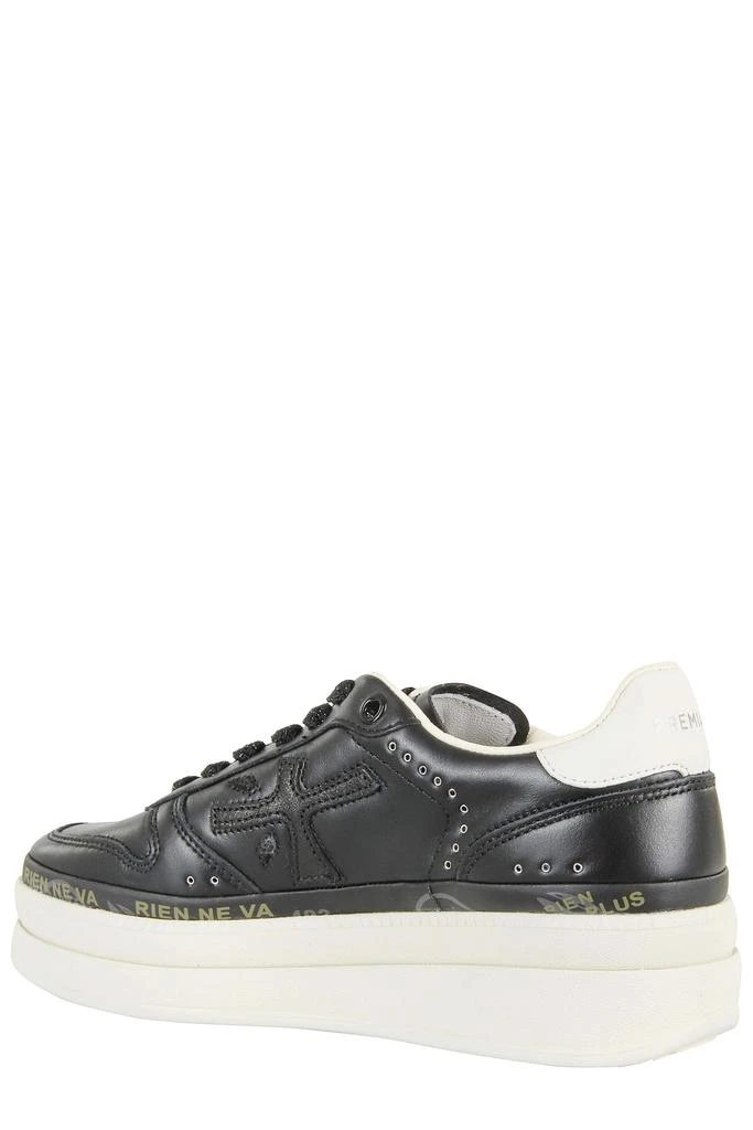 PREMIATA Black Low-Top Sneakers With Studded Upper 3