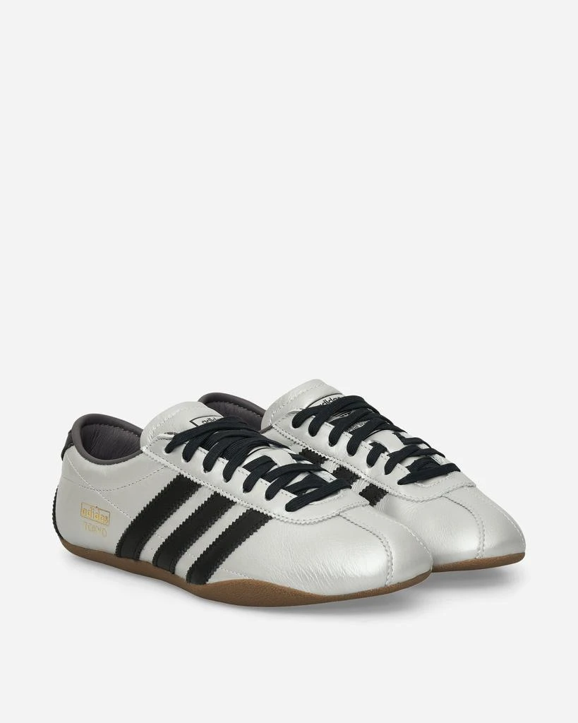 Adidas Women's Tokyo Sneakers Silver Metallic / Core Black 3