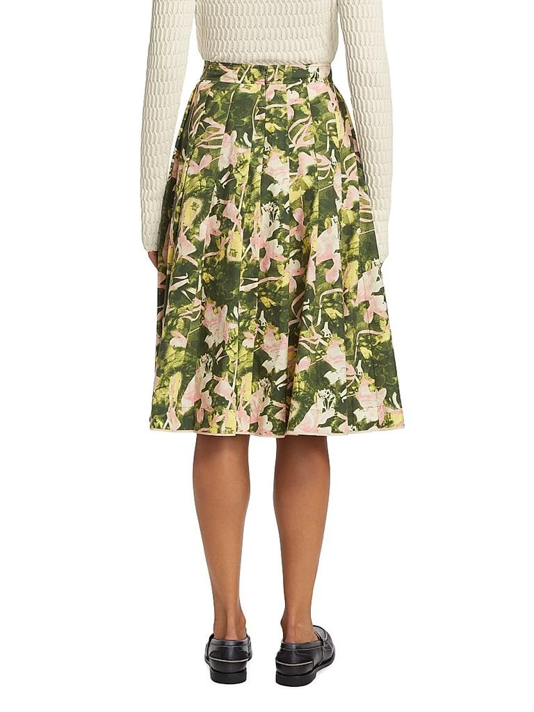 3.1 Phillip Lim Floating Iris Floral A-Line Skirt 5