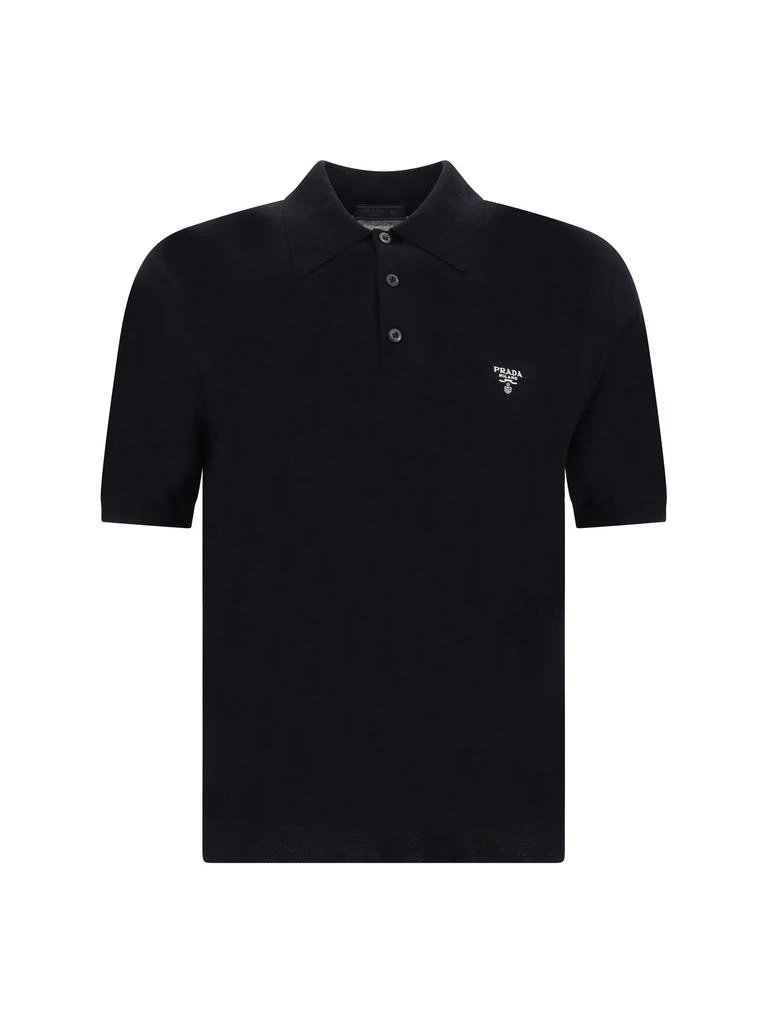 Prada Prada Logo Detailed Short-Sleeved Polo Shirt 1