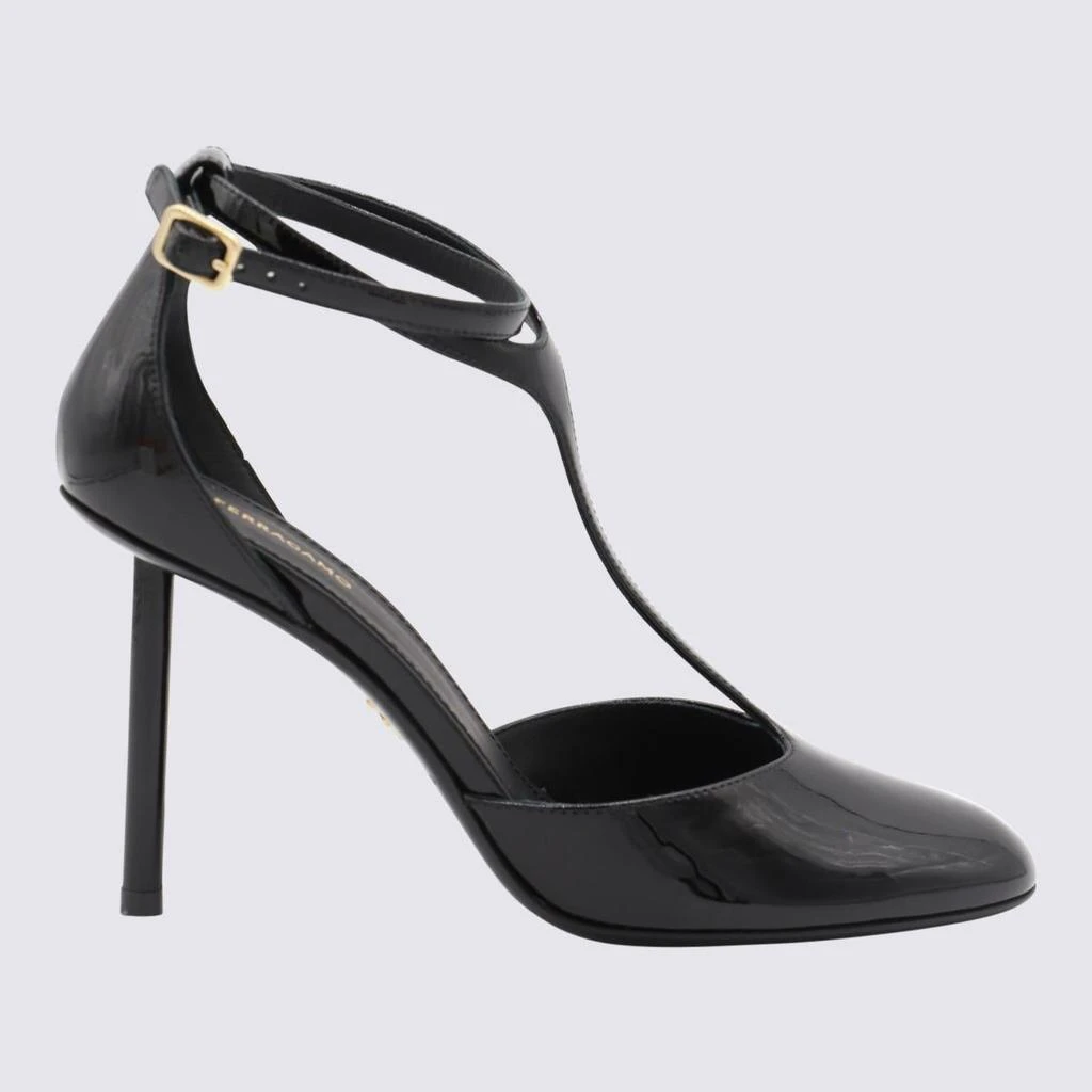 Salvatore Ferragamo Salvatore Ferragamo Black Leather Pumps 1