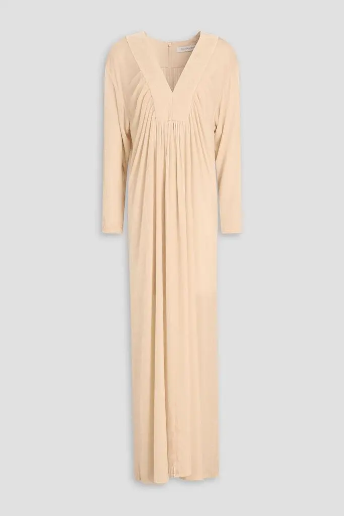 Zimmermann Ruched velvet maxi dress