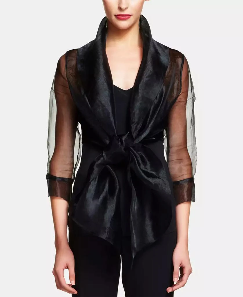 Adrianna Papell Organza Wrap Jacket 1