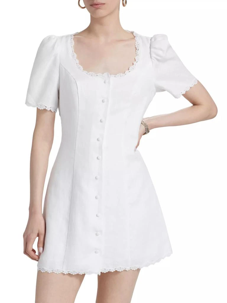 Reformation Anabella Linen Minidress 3