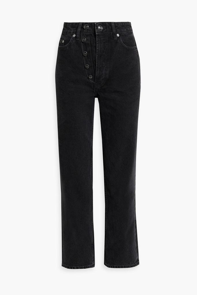 Ganni Blue Future Goddi high-rise flared jeans - Jeans