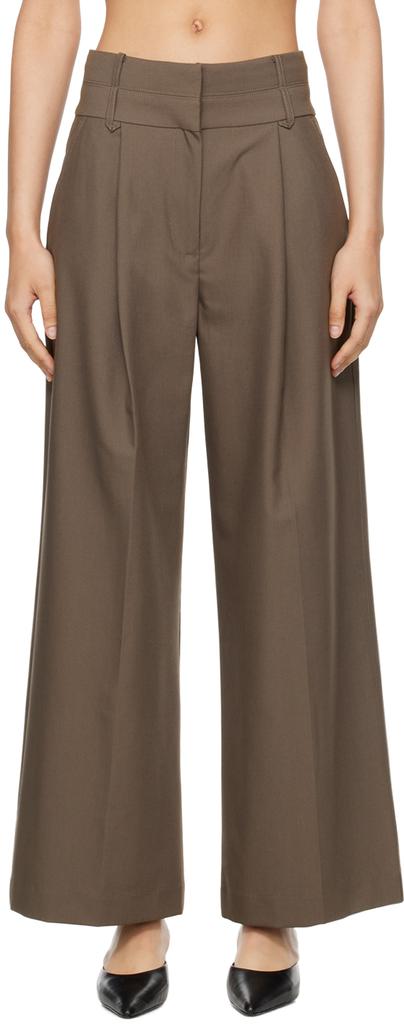 CAMILLA AND MARC Taupe Mallory Trousers