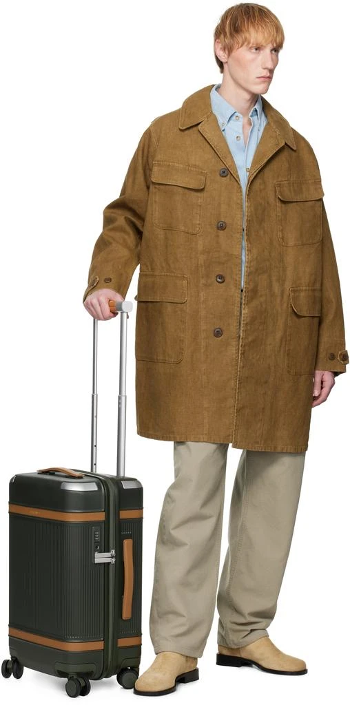 Paravel Green Aviator Carry-On More Suitcase 5