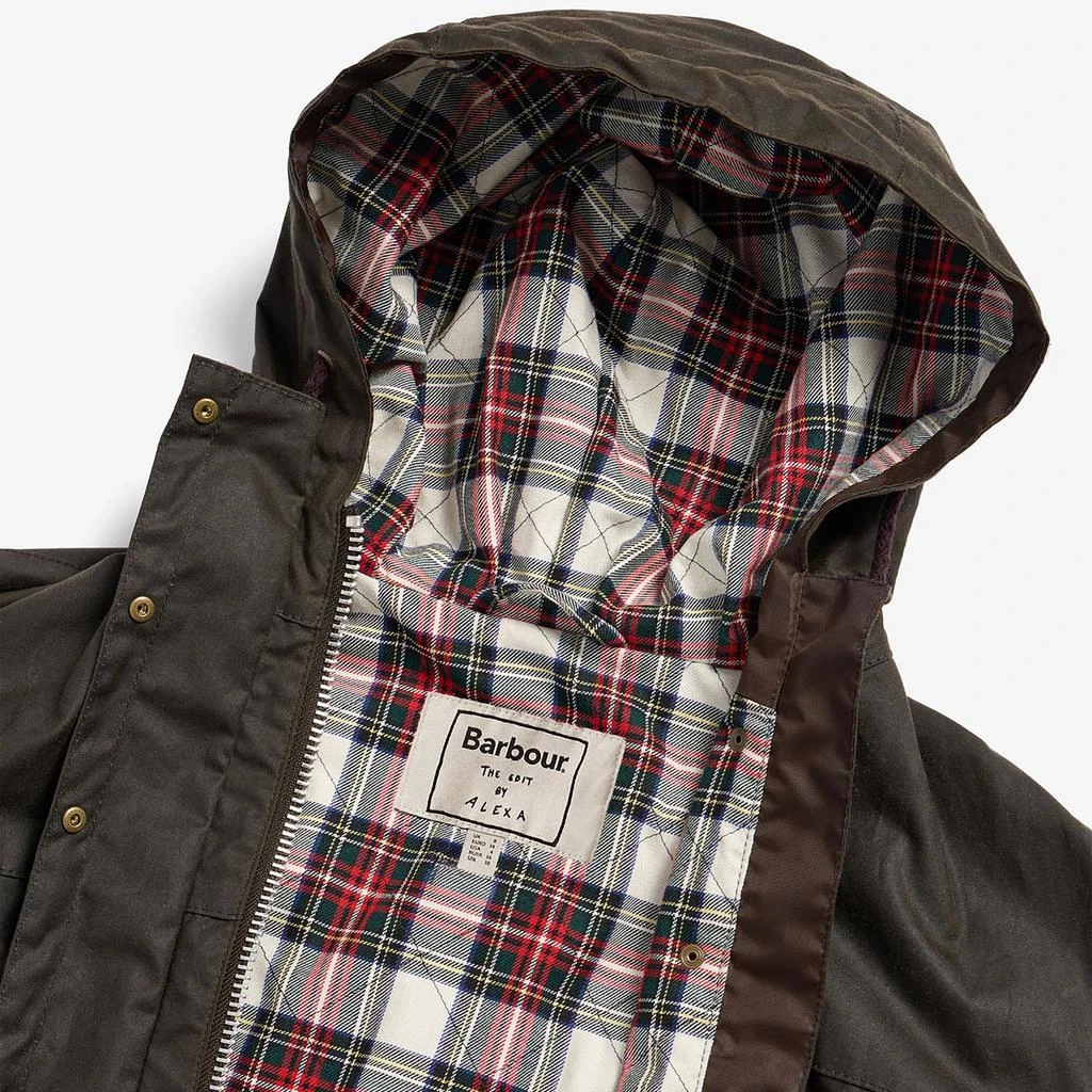 Barbour Barbour x The Edit by Alexa Chung Liam Waxed Cotton Jacket 5
