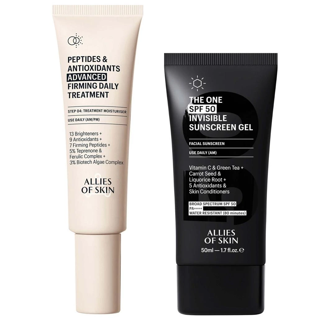 Allies of Skin Allies of Skin Clinical Firming Peptide Moisturizer & Invisible SPF Duo 1
