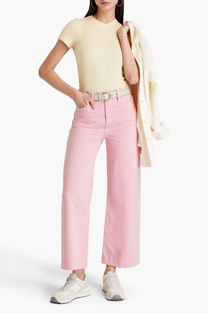 FRAME Le Jane Crop high-rise wide-leg jeans