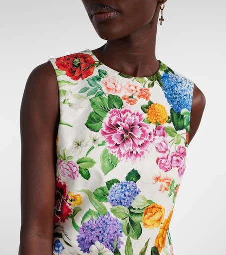 Dolce 
Gabbana Floral cotton minidress 4
