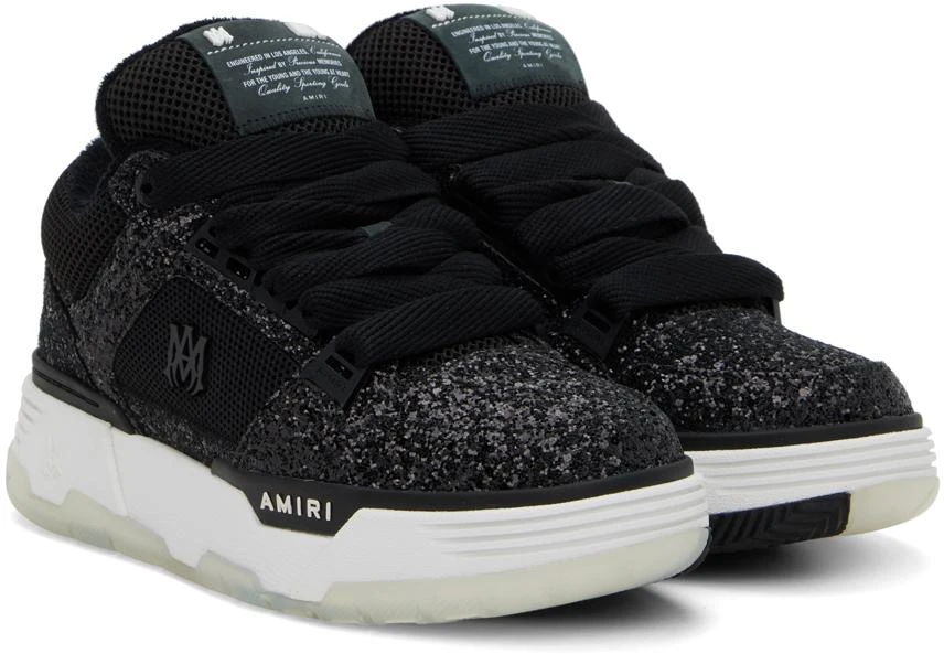 AMIRI Black Glitter MA-1 Sneakers 4