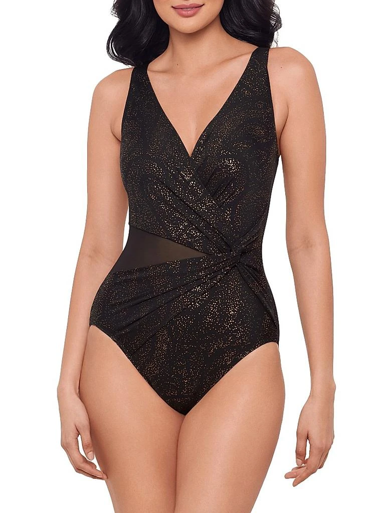 Miraclesuit Swim Brillante Circe Abstract One-Piece Swimsuit 2