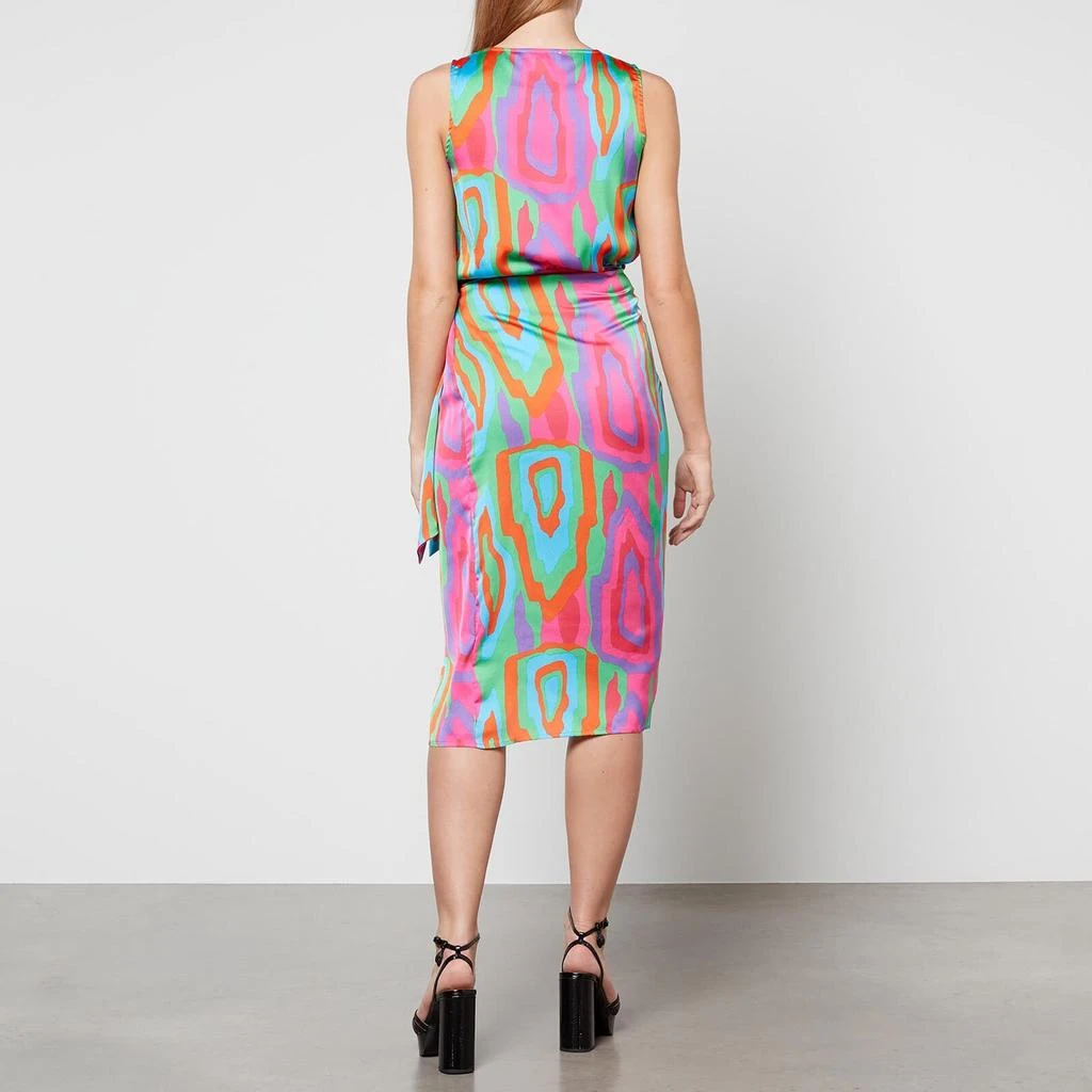 The Hut Never Fully Dressed Reeve Vienna Satin-Crepe Midi Wrap Dress 2