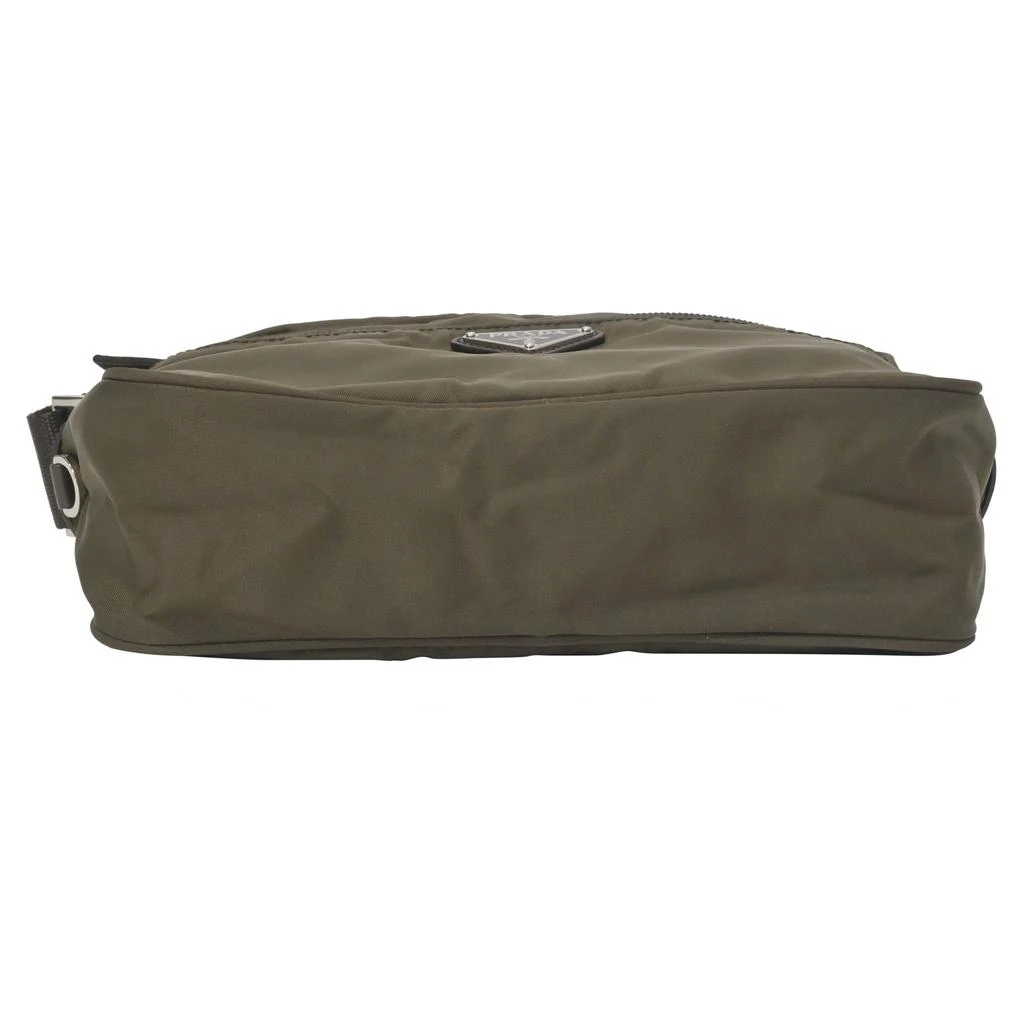 Prada Prada  Re-Nylon Logo Crossbody Bag in Olive Green Nylon 4