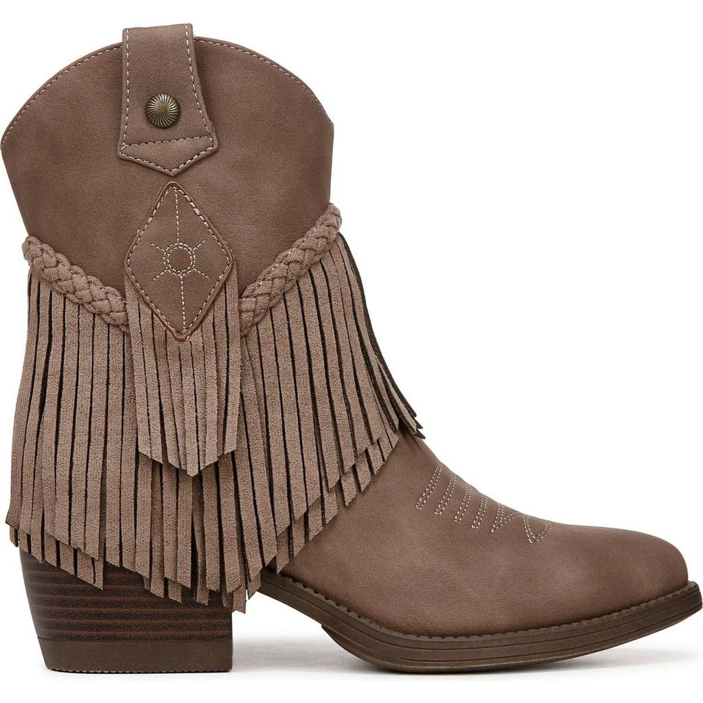 Blowfish Womens Tassel Man Made Mid-Calf Boots 2