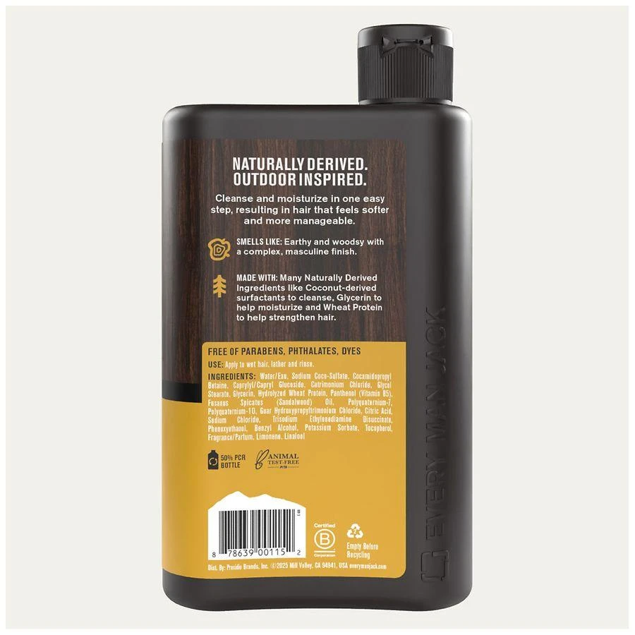 Every Man Jack 2-in-1 Shampoo + Conditioner Sandalwood 2