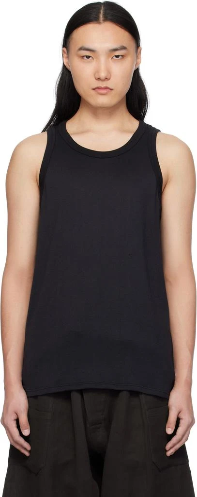 Nanamica Black Loopwheel COOLMAX Jersey Tank Top 1
