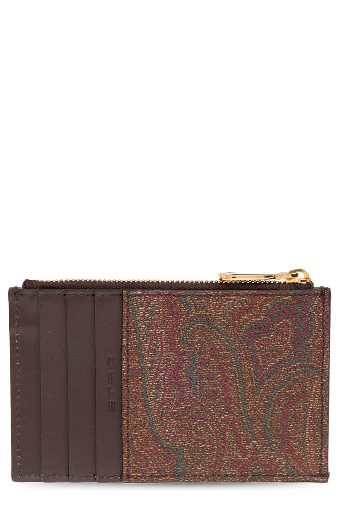 【Etro】Pegaso Card Case ETRO Etro Pegaso Plaque Card Holder - Bags - Free Shipping