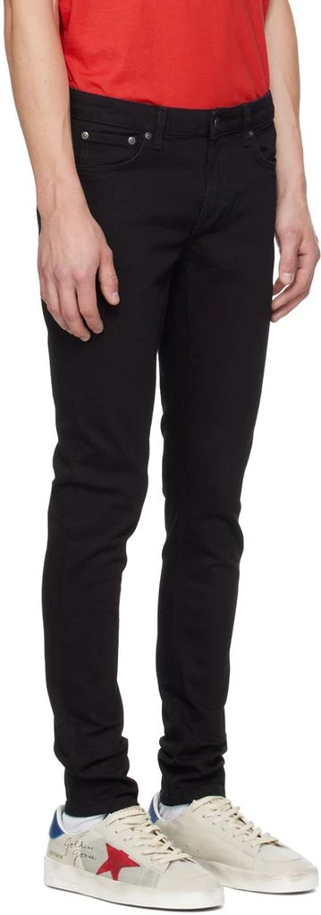 Nudie Jeans Black Skinny Lin Jeans 2