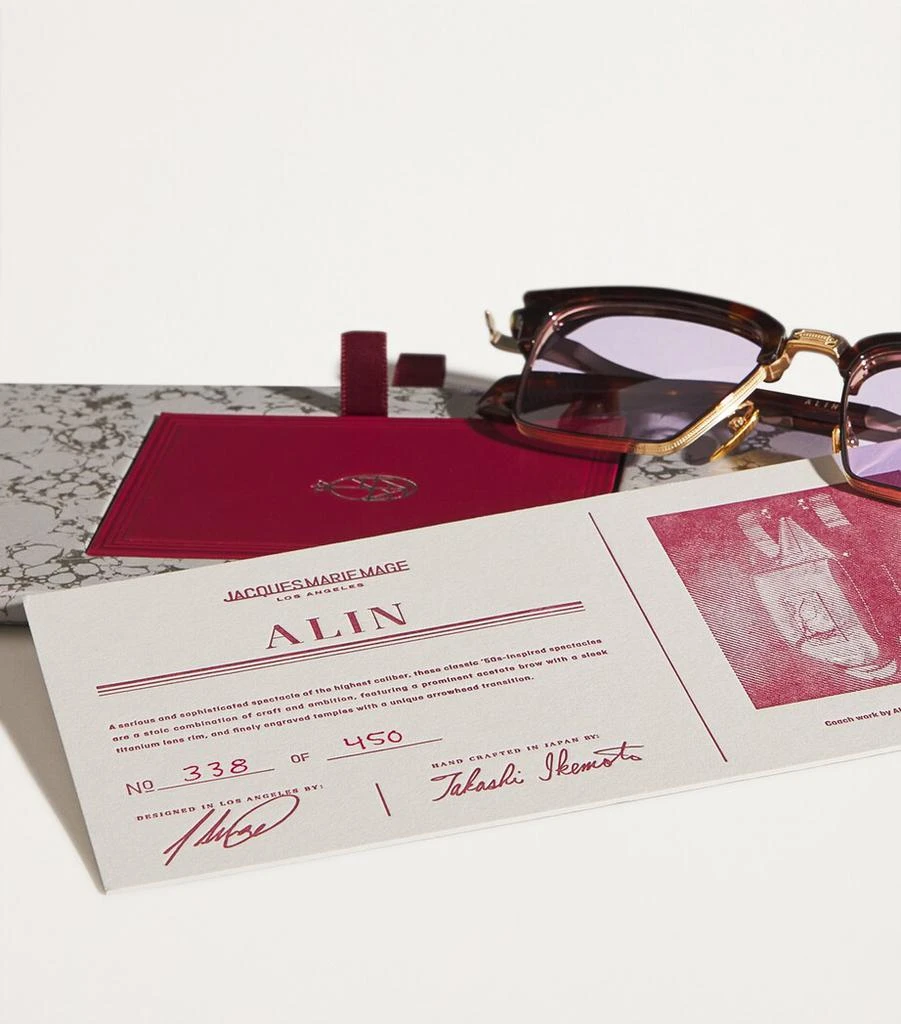 Jacques Marie Mage Titanium Square Alin Sunglasses 5