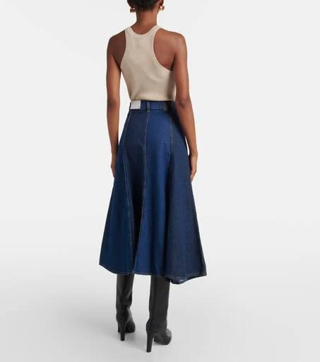 AG Jeans Arles midi denim skirt 3