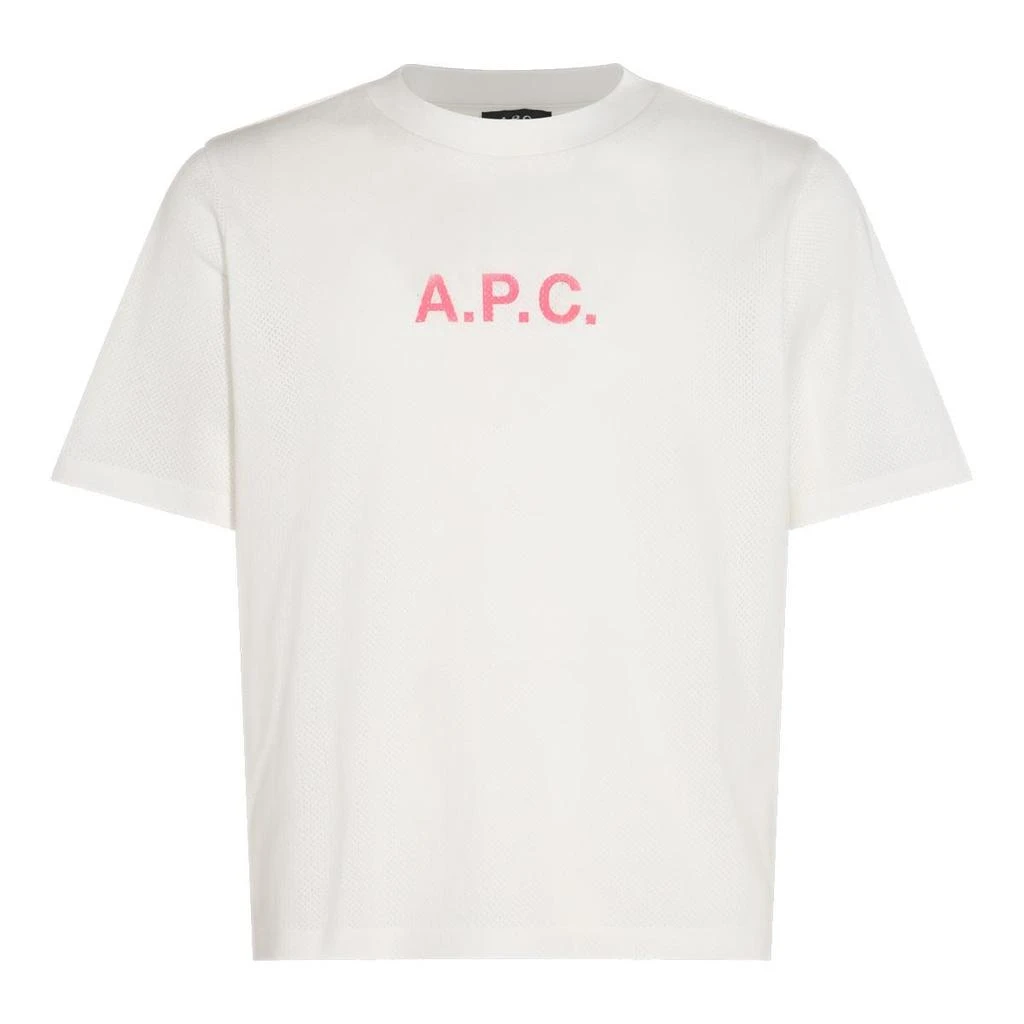 A.P.C. A.P.C. Logo Printed Crewneck T-Shirt 1