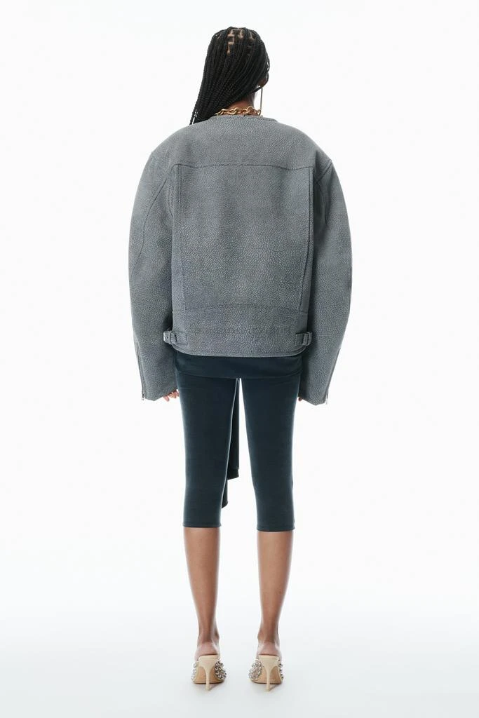 Alexander Wang Oversized Boxy Moto Jacket 4