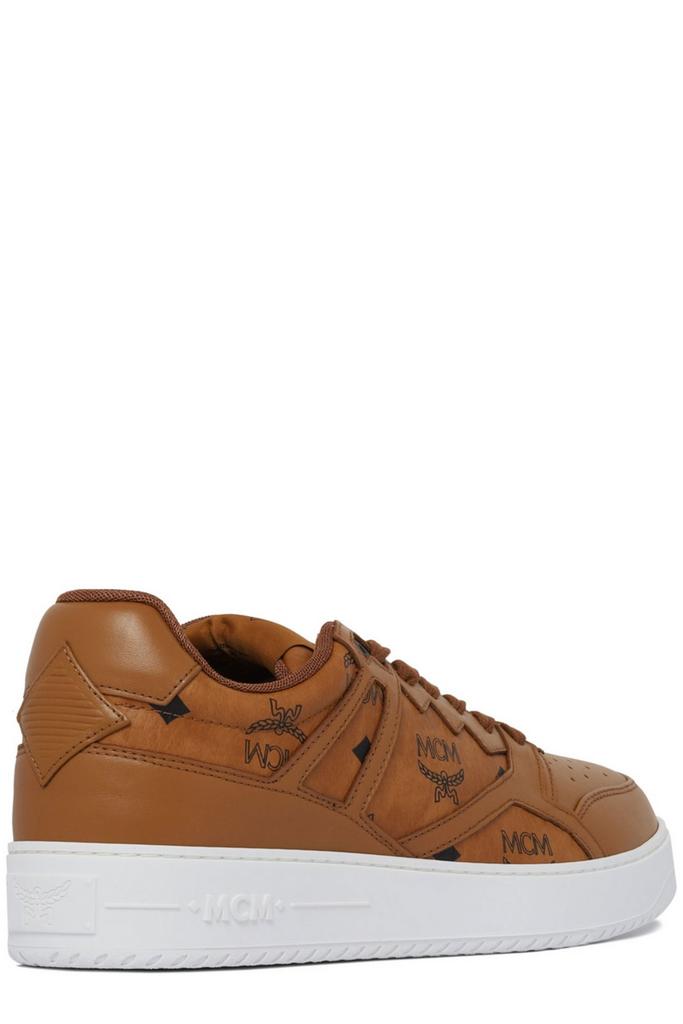 MCM MCM Neo Derby Visetos Lace-Up Sneakers