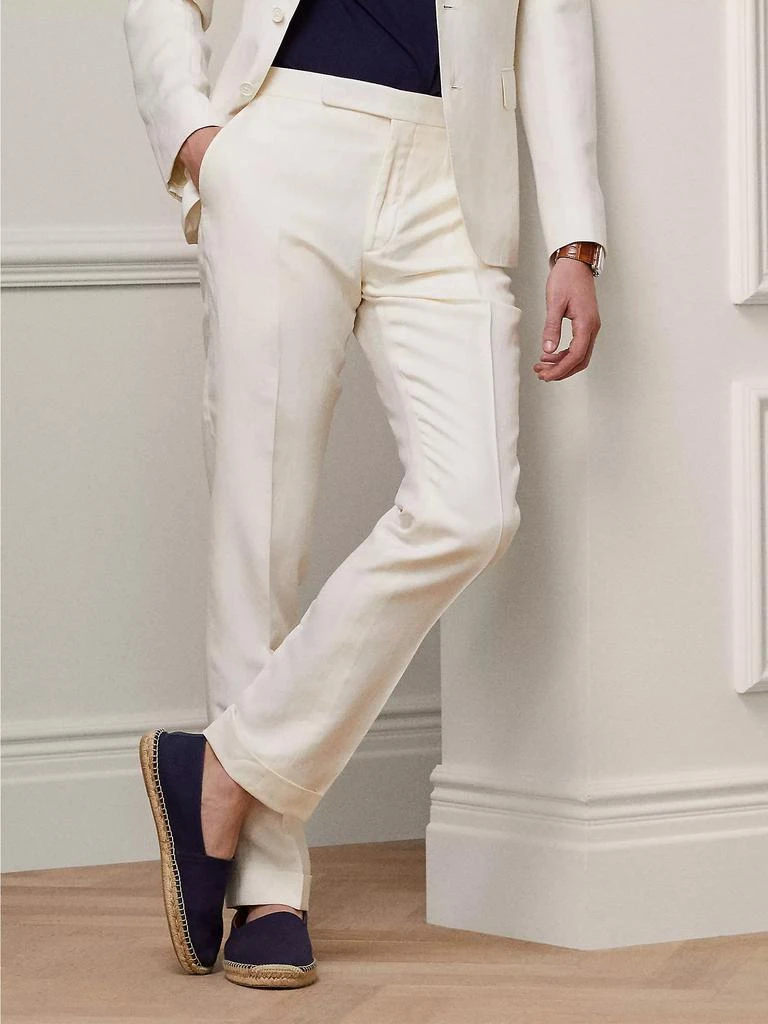 Ralph Lauren Gregory Silk & Linen-Blend Trousers 8
