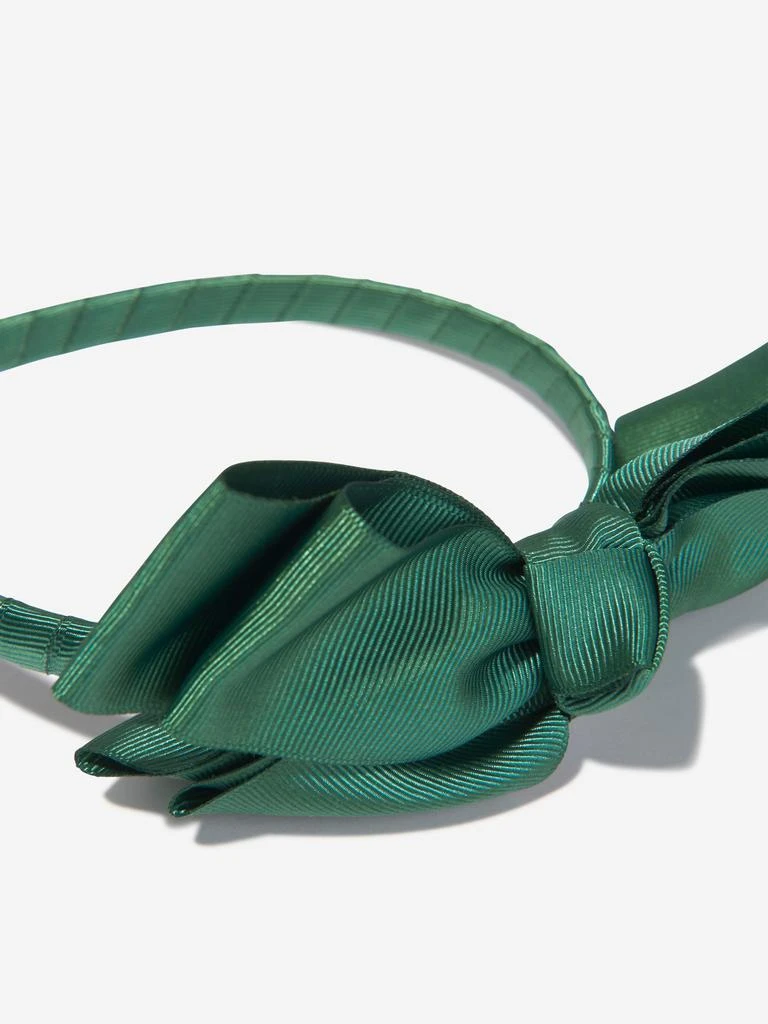 Mama Luma Mama Luma Girls Bow Headband in Green 3