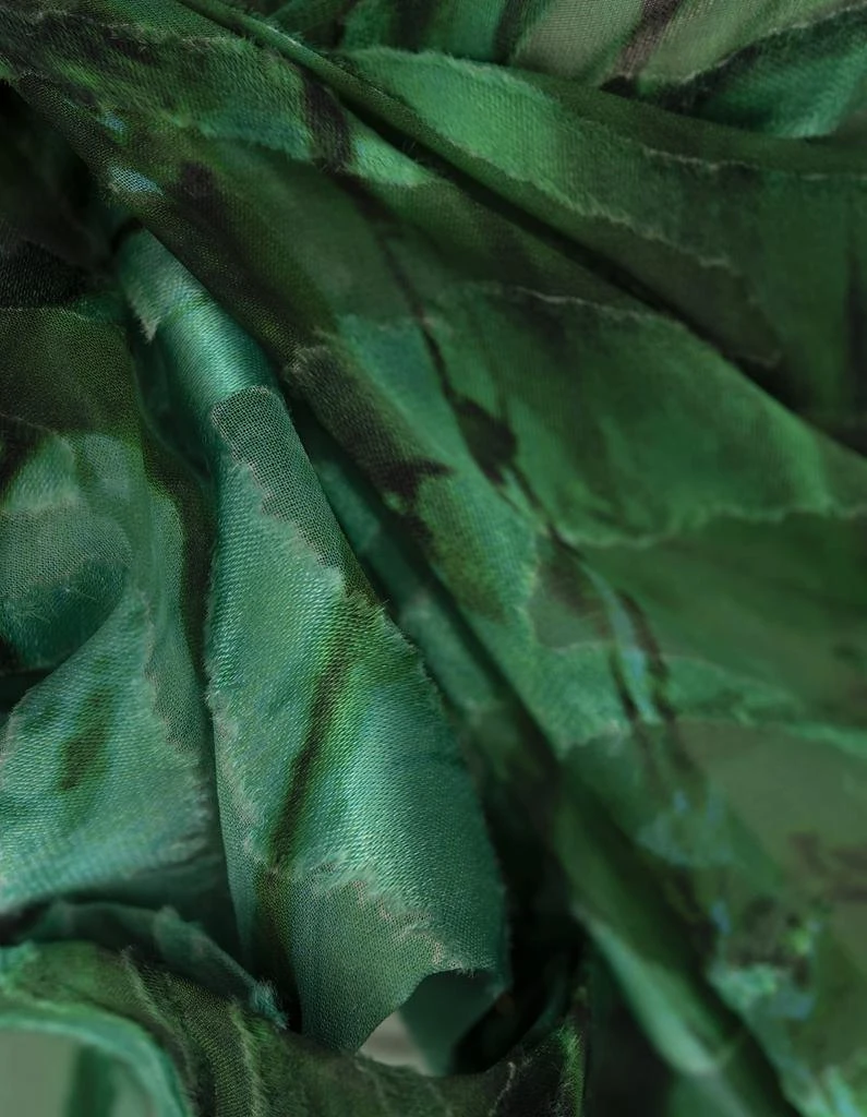 Roberto Cavalli Malachite Shirt In Printed Devoré Satin 4