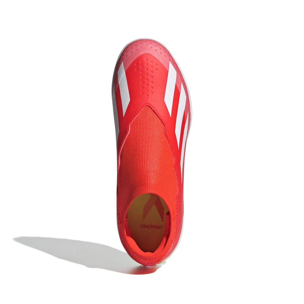 Adidas Soccer X Crazyfast League Laceless Turf (Little Kid/Big Kid) 2
