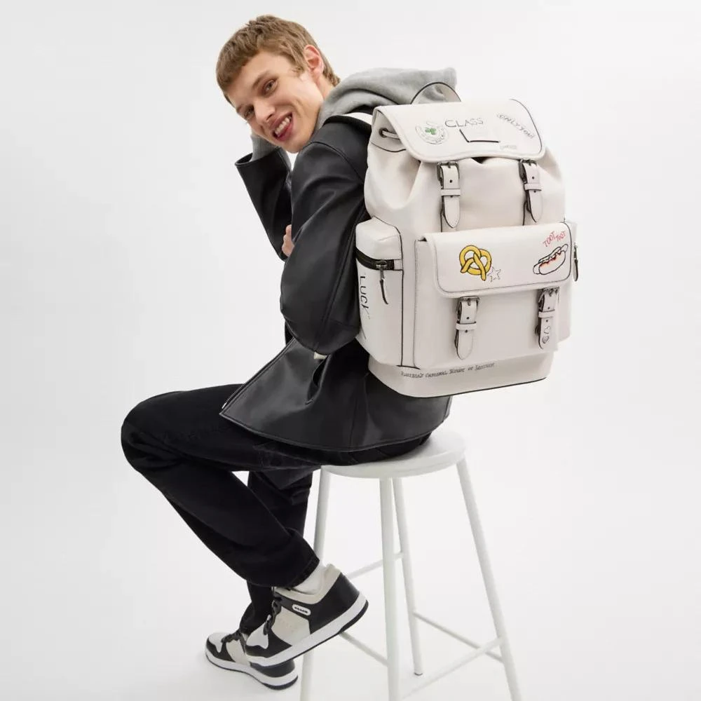 Coach Sprint Backpack With Sketch Print 2