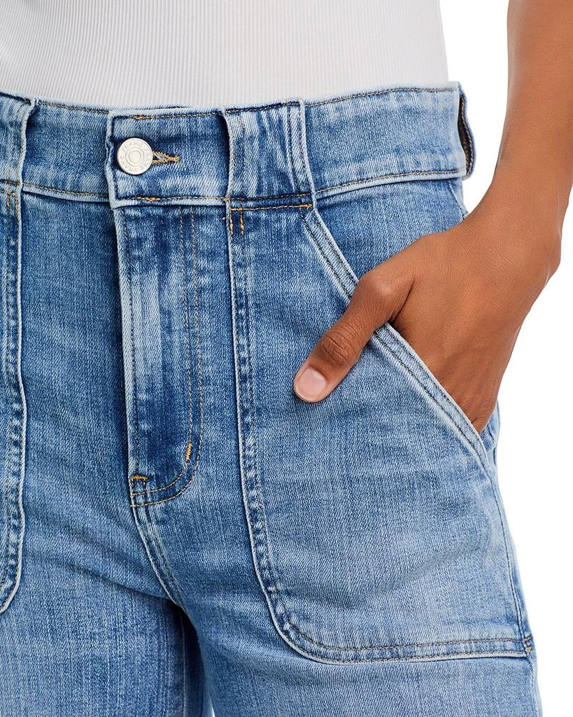 FRAME Modern Pocket High Rise Wide Leg Jeans in Carpenter 5