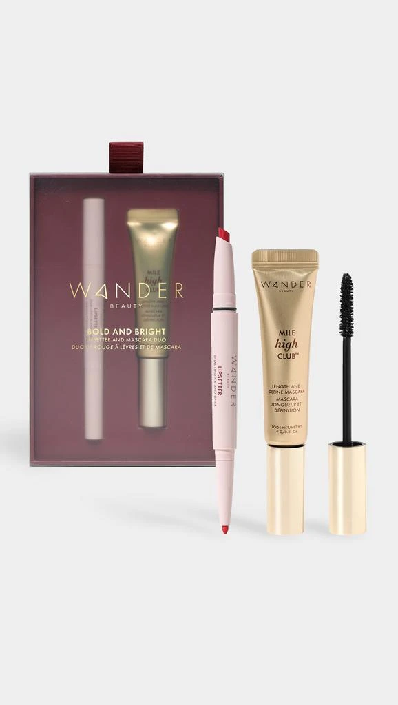 Wander Beauty Bold & Bright Lipsetter and Mascara Duo 1
