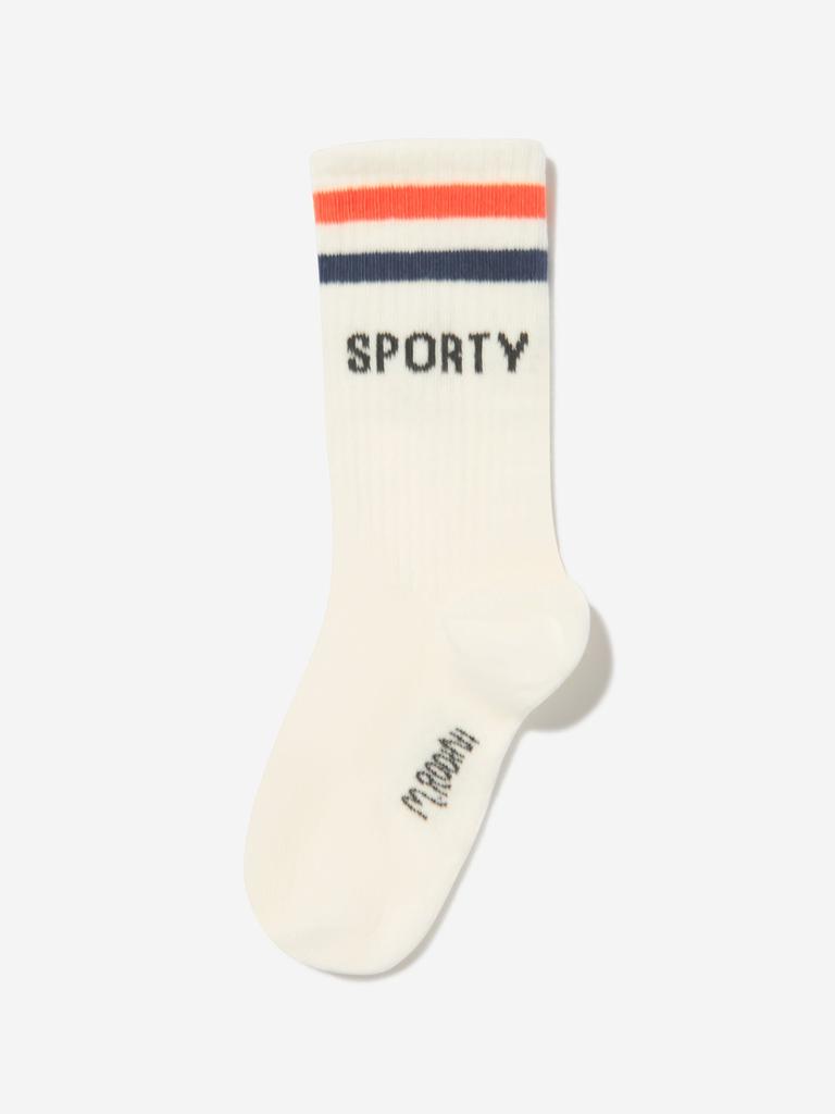 Mini Rodini Mini Rodini Kids Sporty Socks in White