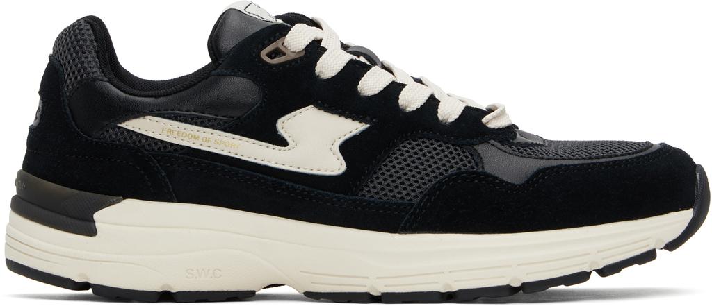 Stepney Workers Club Black Amiel S-Strike Suede Sneakers