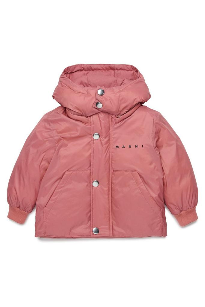 Marni Kids Logo Printed Hooded Jacket – On Sale Now with Up to 54