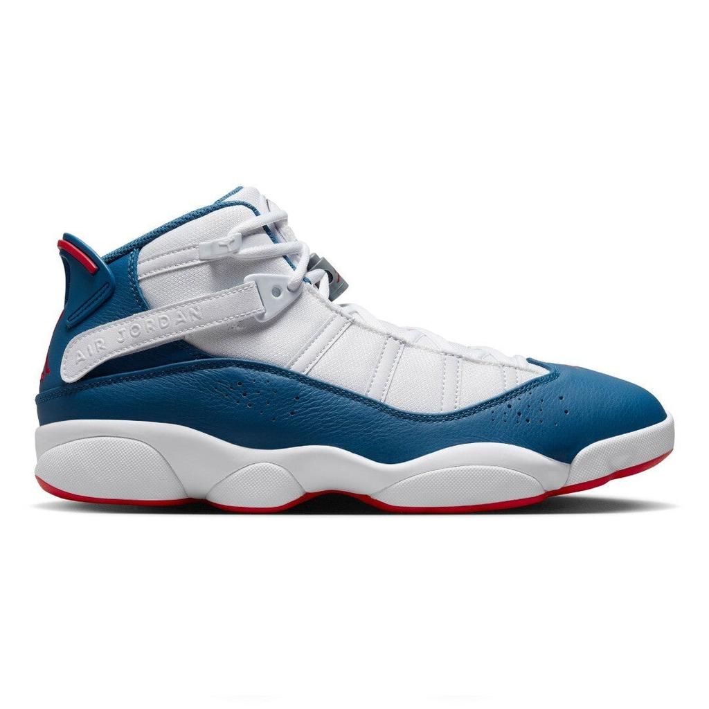 Jordan 6 Rings 322992-140 Sneaker Men's US 9 White Blue Basketball Shoes GBNC264