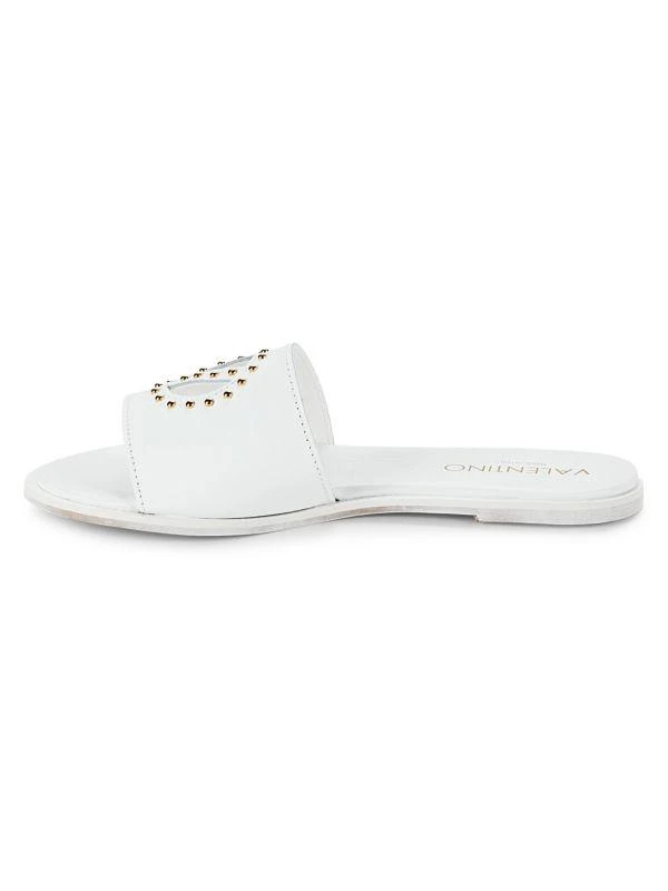 Mario Valentino Bucola Studded Leather Flat Sandals 4