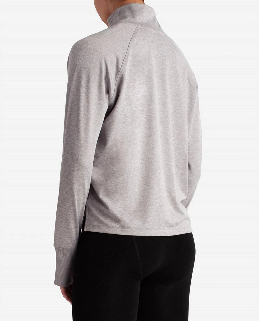 Danskin Danskin - Supersoft Quarter Zip Pullover Sweatshirt 2
