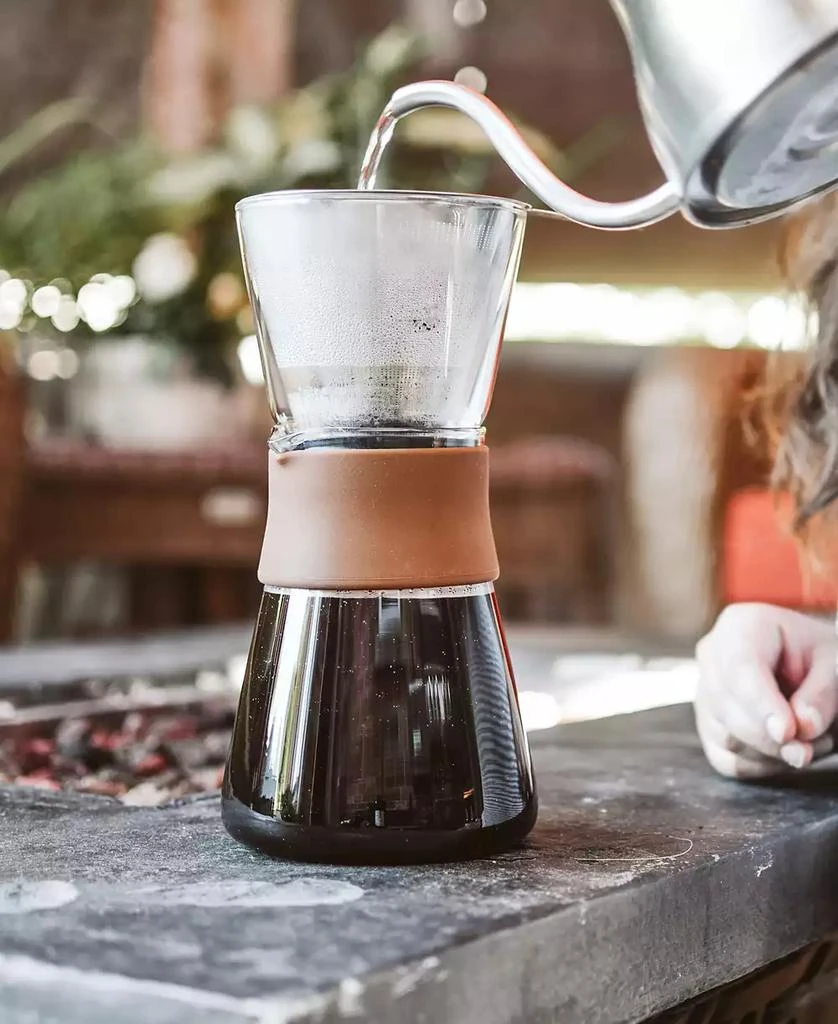 GROSCHE Amsterdam Pour Over Coffee Maker with Double Layer Permanent Stainless Steel Coffee Filter, 28.7 fl oz Capacity 2