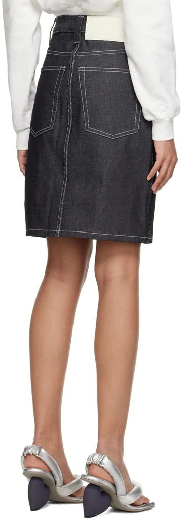 SUNNEI Blue Belli Dentro Denim Miniskirt 3